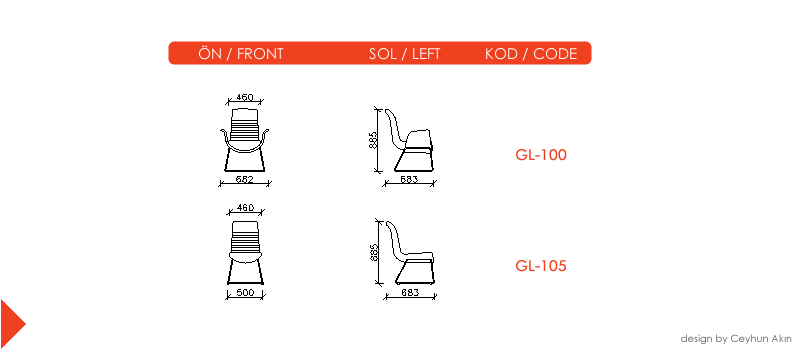 Glide Dimensions